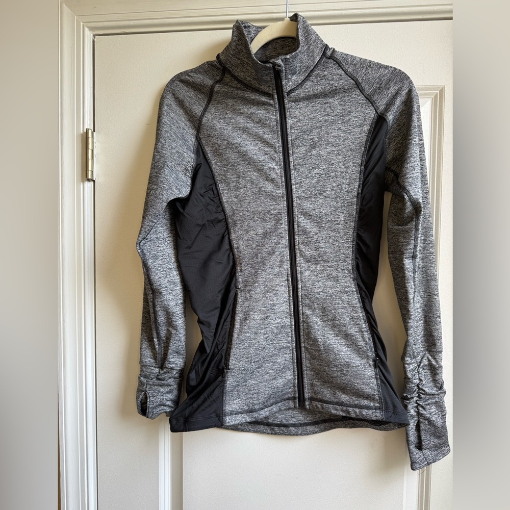 Victoria's Secret Gray and Black Athletic Jacket